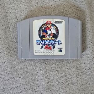 Nintendo Mario Kart 64 Game Cartridge - Silver